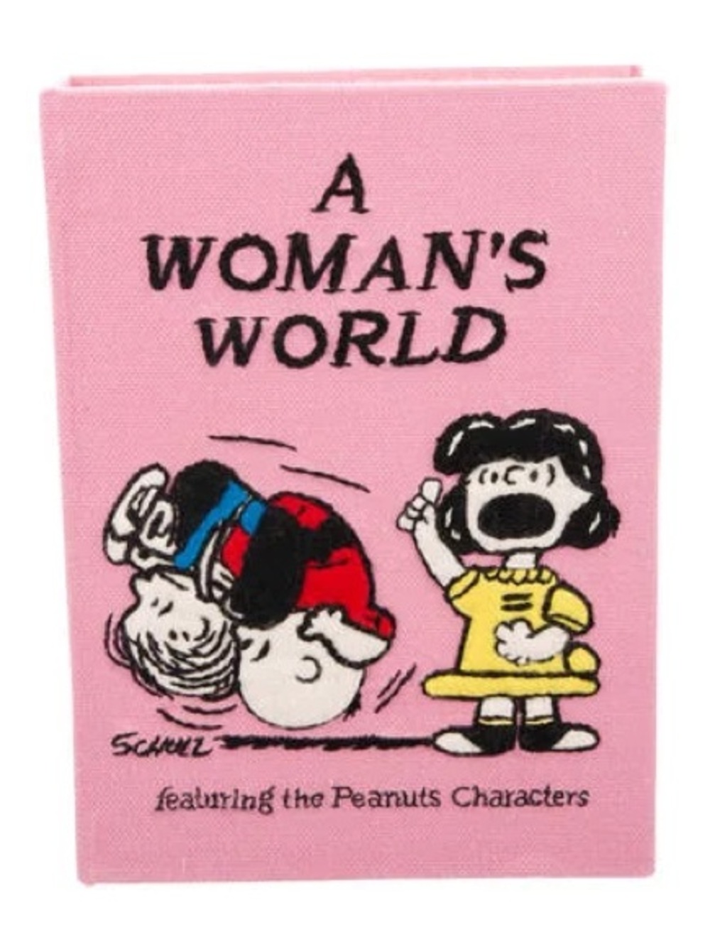 OLYMPIA LE TAN Peanuts A WOMAN’S WORLD Book Clutch RARE